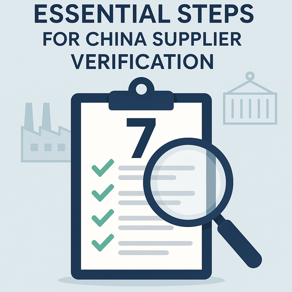 7 Essential Steps for China Supplier Verification (2025 Guide)
